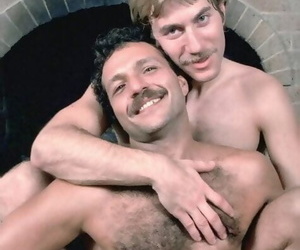Two hairy mature dudes..